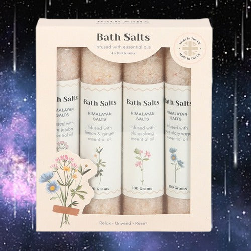 Floral Bath Salt Gift Set