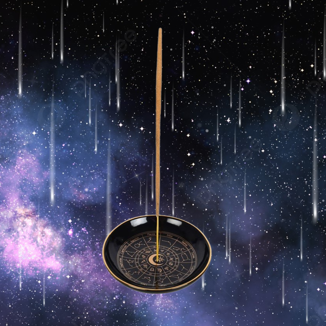 Astrology Wheel Incense Holder