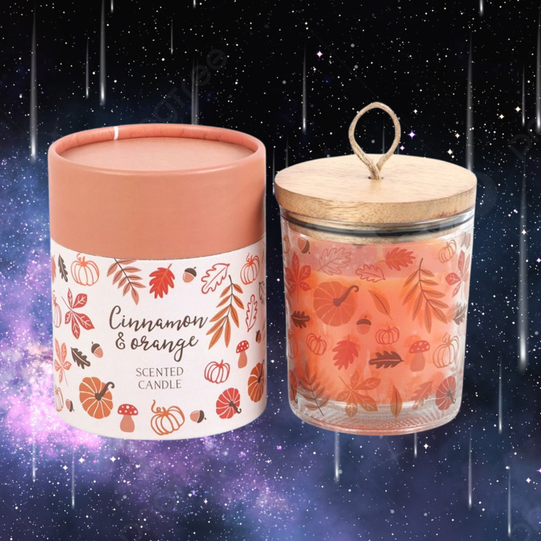 Autumn Leaves Cinnamon & Orange Candle