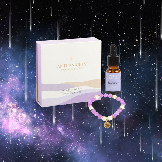 Anti-Anxiety Amethyst Crystal Essential Oil Bracelet