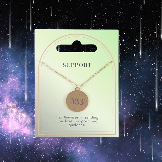 333 Angel Number Support Necklace