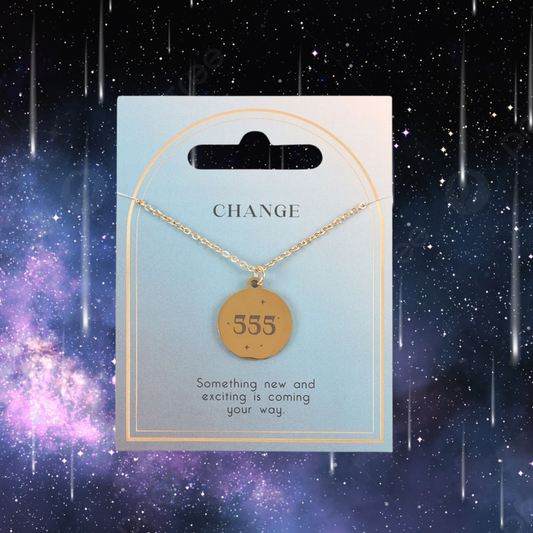 555 Angel Number Change Necklace