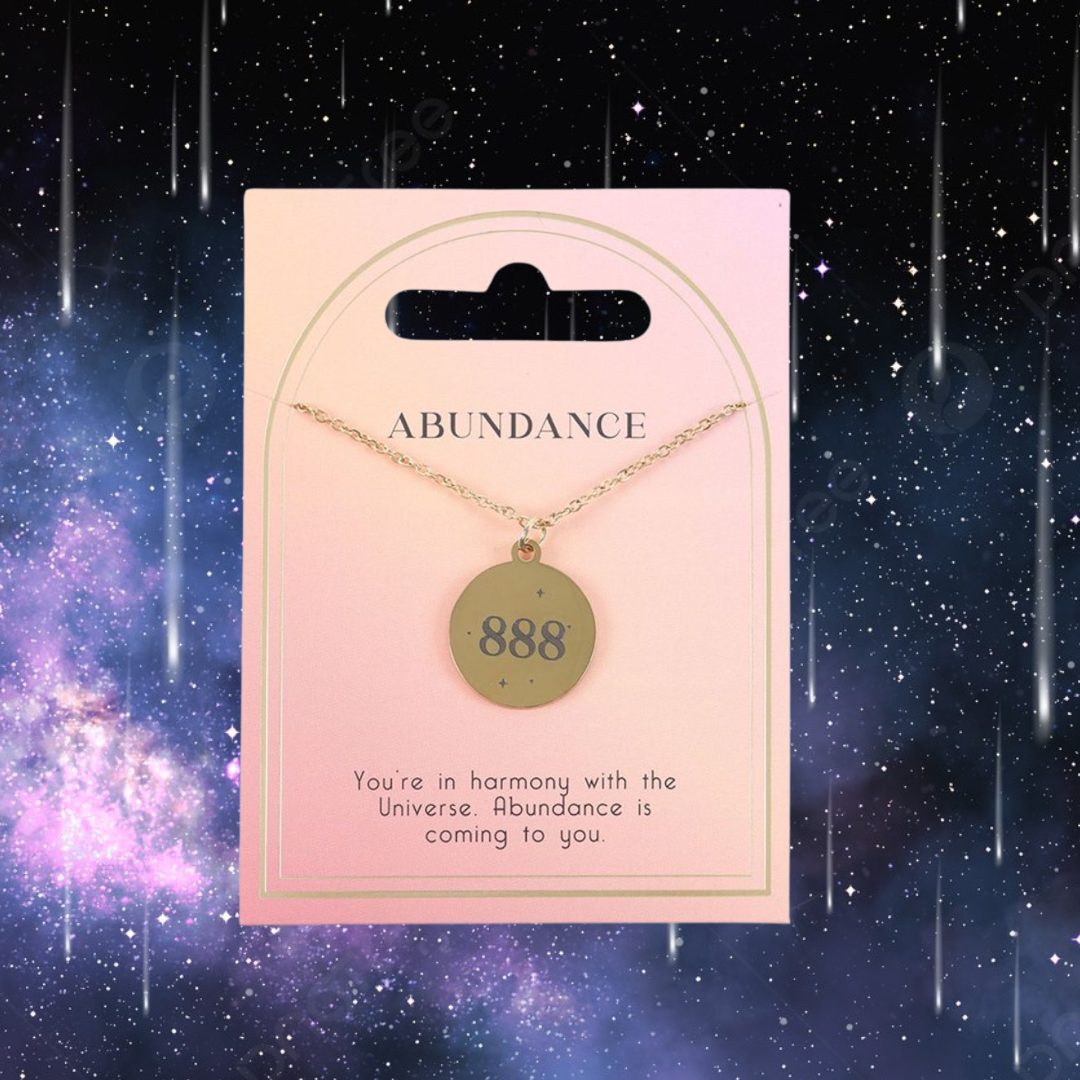 888 Angel Number Abundance Necklace