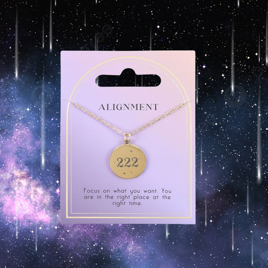 222 Angel Number Alignment Necklace