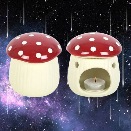 Mushroom Shaped Oil Burner and Wax Warmer