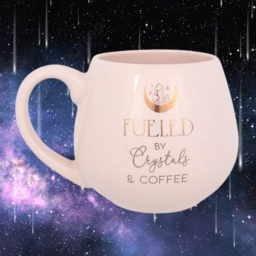 Morning Magic: Crystals and Coffee Mug