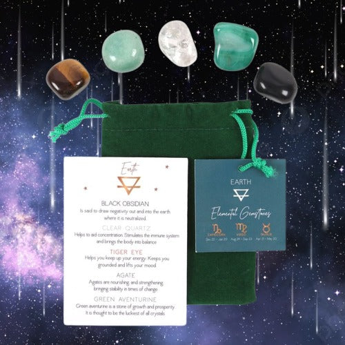 Grounded Energy: Earth Element Gemstone Set