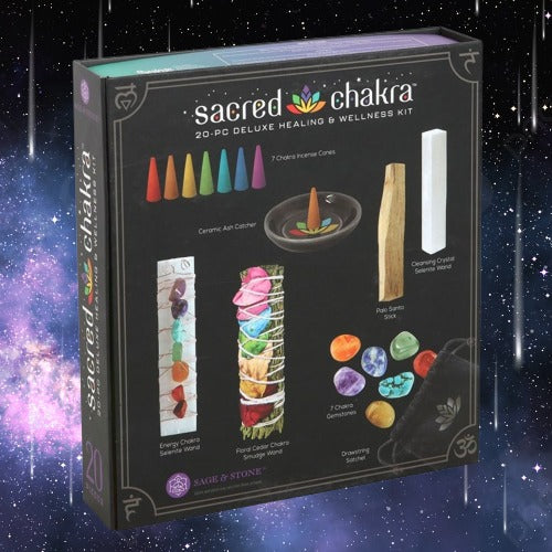 Sacred Chakra Deluxe Healing and Wellness Kit