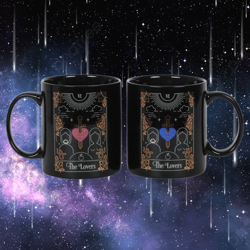 Couples' Connection: Lovers Tarot Mugs