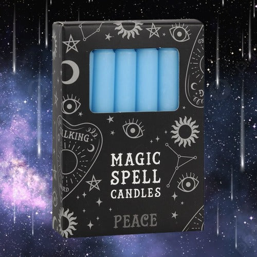 Harmony and Tranquility: Light Blue Candle Set