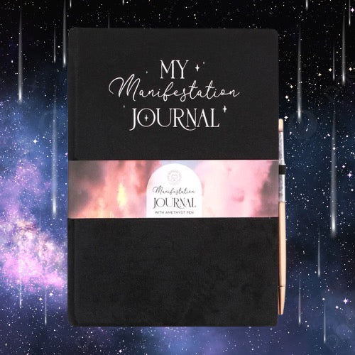 Manifest with Clarity: Journal & Amethyst Pen