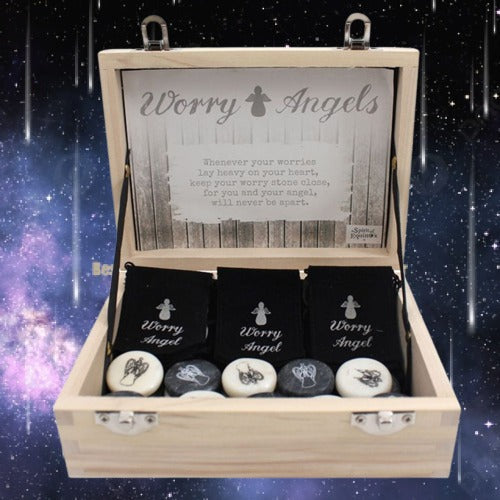 Divine Guidance: 24 Angelic Stones in Box