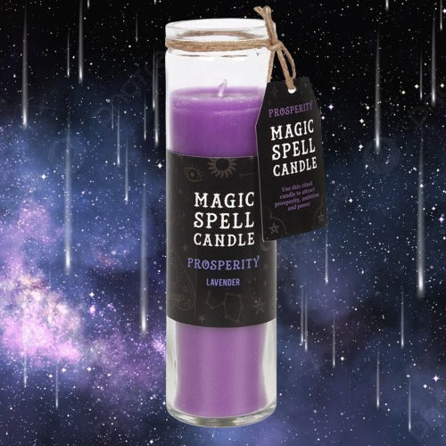 Invite Prosperity with Lavender Spell Tube Candle