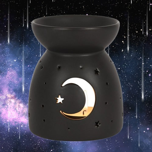 Embrace Mystical Vibes: Black Moon Oil Burner