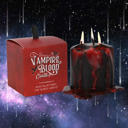 Small Vampire Blood Pillar Candle