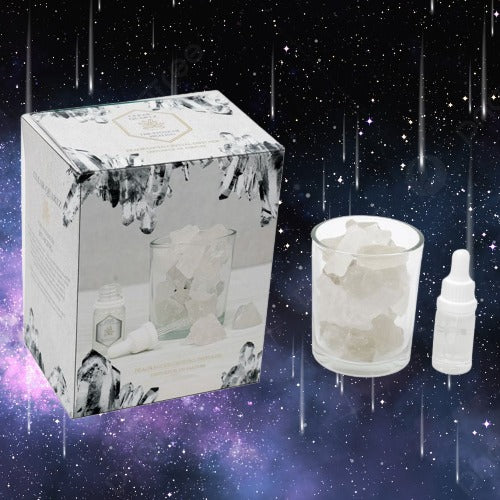 Pure Essence: 280g Clear Quartz Crystal Oil Diffuser