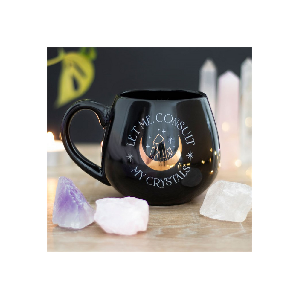 Let Me Consult My Crystals Rounded Mug