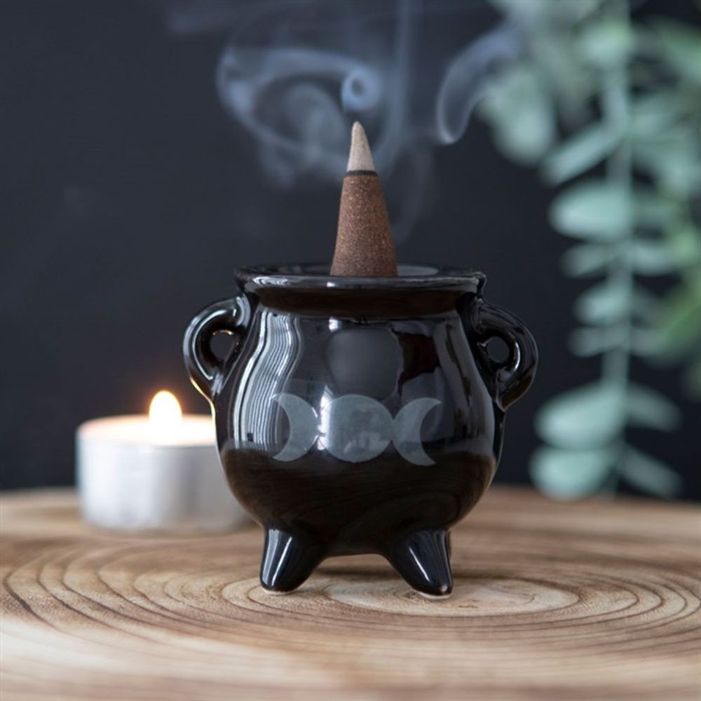 Ceramic Cauldron for Triple Moon Incense
