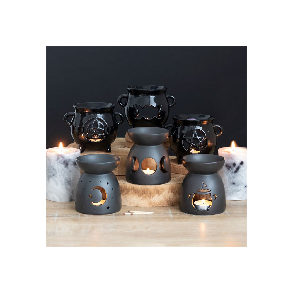 Embrace Mystical Vibes: Black Moon Oil Burner